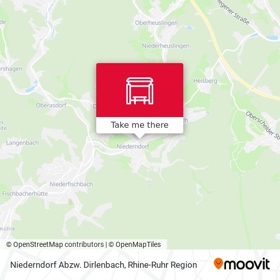 Niederndorf Abzw. Dirlenbach map