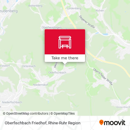 Oberfischbach Friedhof map