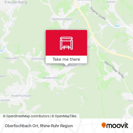 Карта Oberfischbach Ort