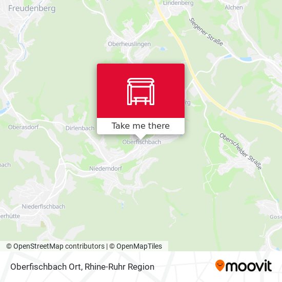 Карта Oberfischbach Ort