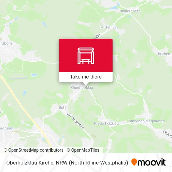 Oberholzklau Kirche map