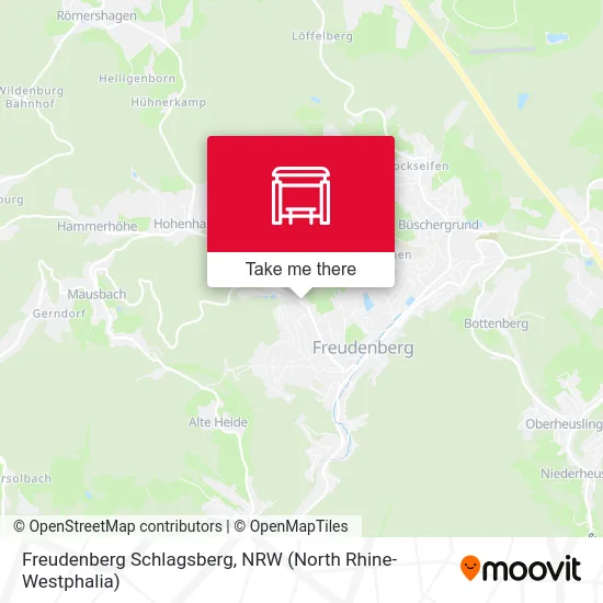 Карта Freudenberg Schlagsberg