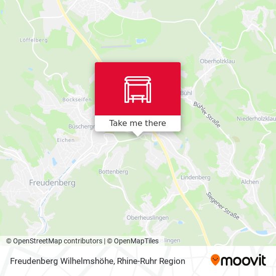Freudenberg Wilhelmshöhe map