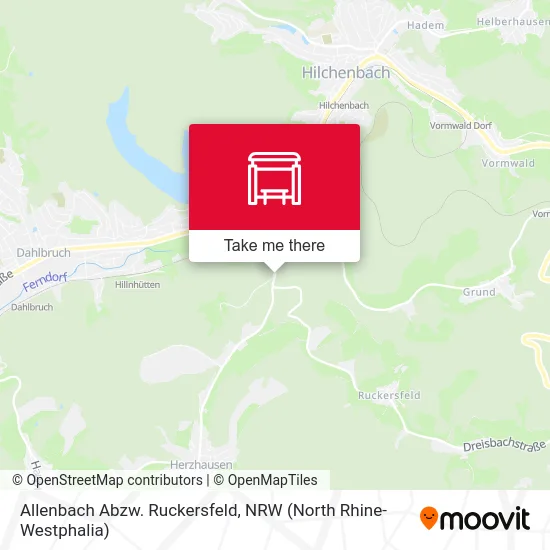 Allenbach Abzw. Ruckersfeld map