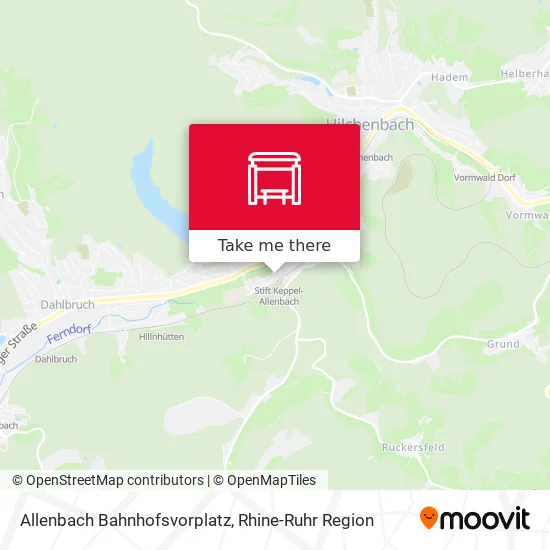 Карта Allenbach Bahnhofsvorplatz