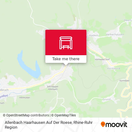 Карта Allenbach Haarhausen Auf Der Roese