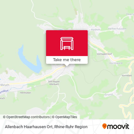 Allenbach Haarhausen Ort map