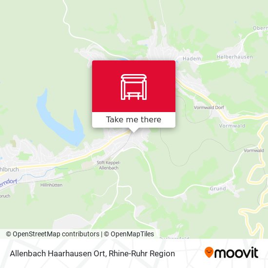 Allenbach Haarhausen Ort map