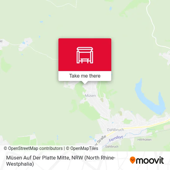 Müsen Auf Der Platte Mitte map