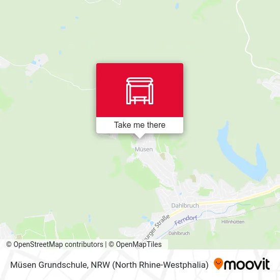Müsen Grundschule map