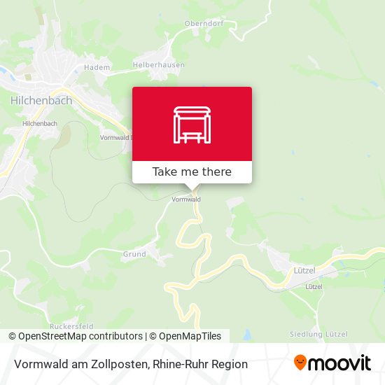 Карта Vormwald am Zollposten