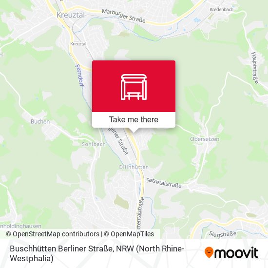 Buschhütten Berliner Straße map