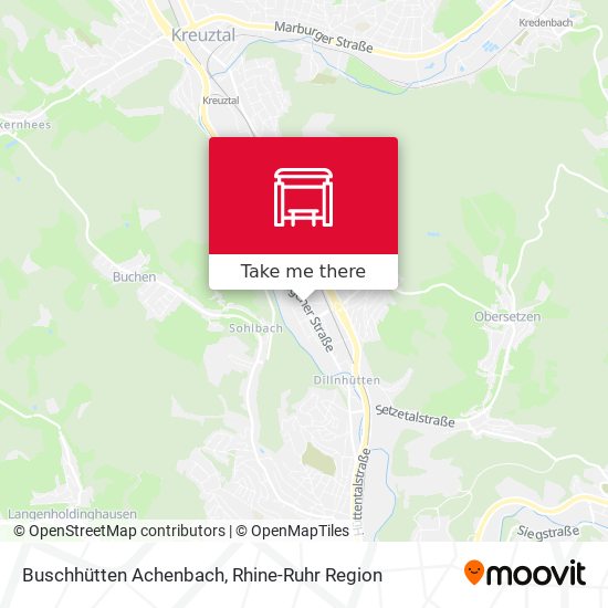 Buschhütten Achenbach map
