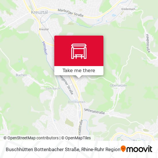 Buschhütten Bottenbacher Straße map