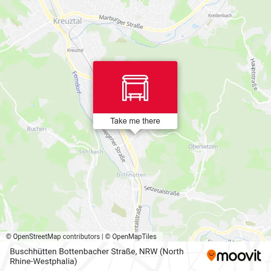 Buschhütten Bottenbacher Straße map
