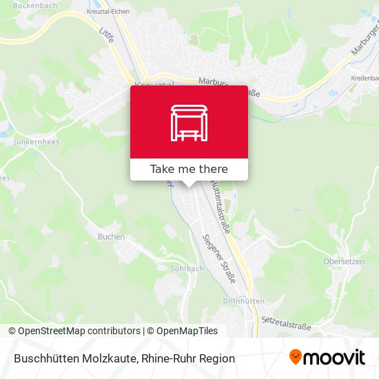 Buschhütten Molzkaute map