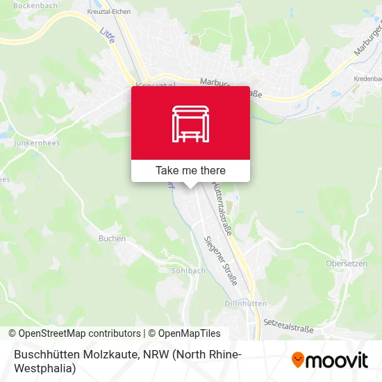 Buschhütten Molzkaute map