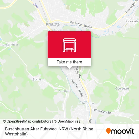 Buschhütten Alter Fuhrweg map