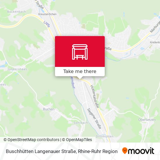 Buschhütten Langenauer Straße map