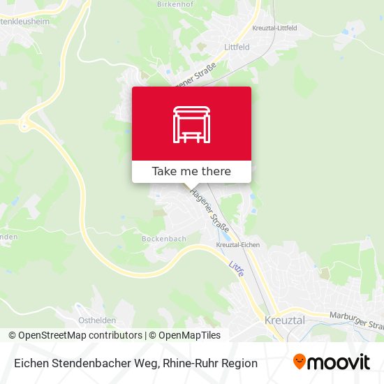 Eichen Stendenbacher Weg map