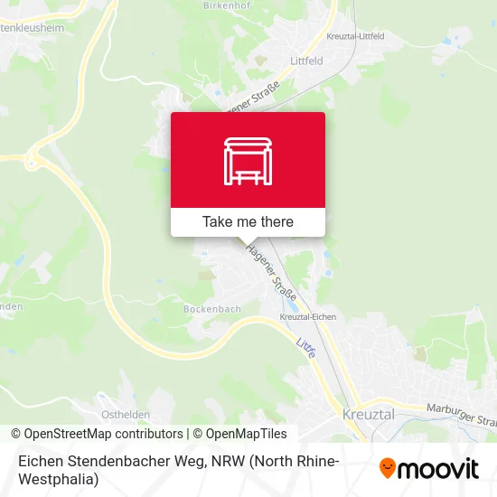 Eichen Stendenbacher Weg map