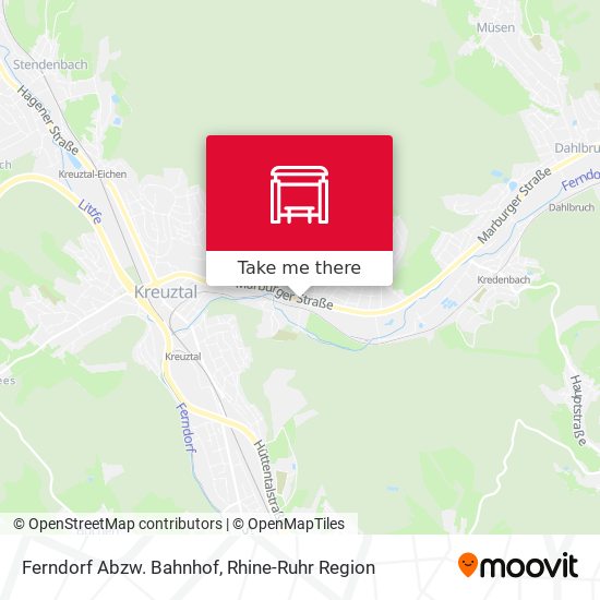 Ferndorf Abzw. Bahnhof map
