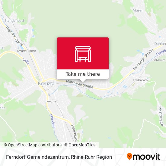 Ferndorf Gemeindezentrum map