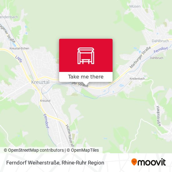 Ferndorf Weiherstraße map