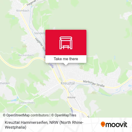 Kreuztal Hammerseifen map