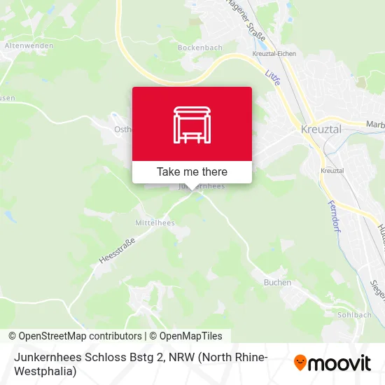Junkernhees Schloss Bstg 2 map