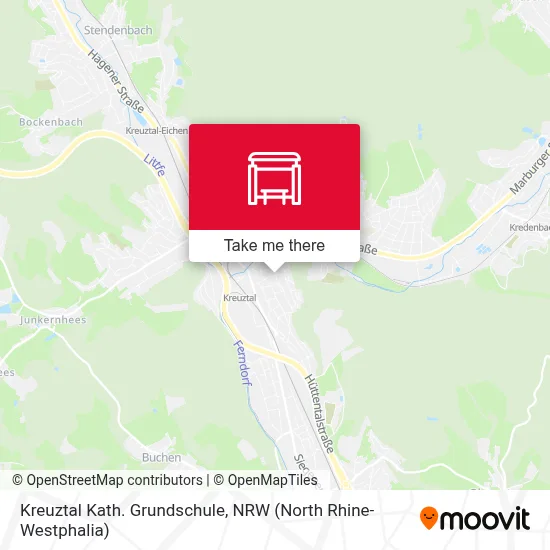 Kreuztal Kath. Grundschule map