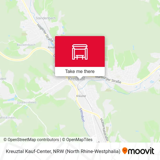 Kreuztal Kauf-Center map