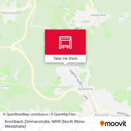 Krombach Zimmerstraße map