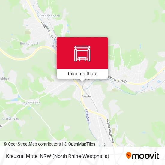 Kreuztal Mitte map