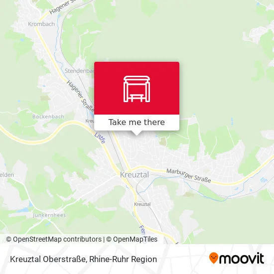 Карта Kreuztal Oberstraße