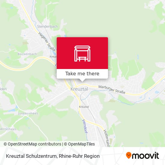 Kreuztal Schulzentrum map