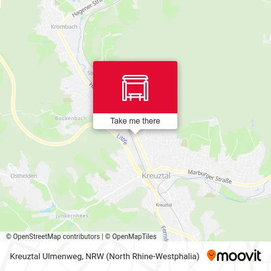 Kreuztal Ulmenweg map