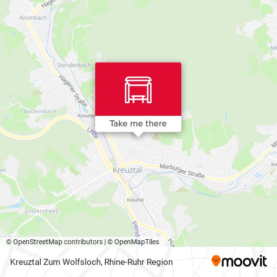 Kreuztal Zum Wolfsloch map