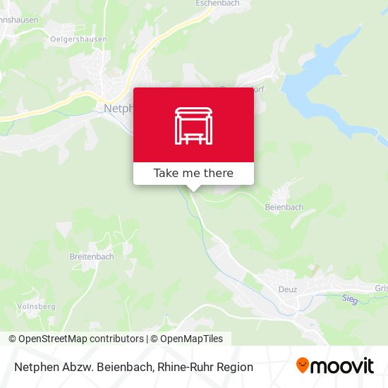 Netphen Abzw. Beienbach map