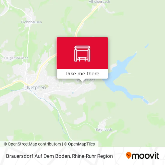 Карта Brauersdorf Auf Dem Boden