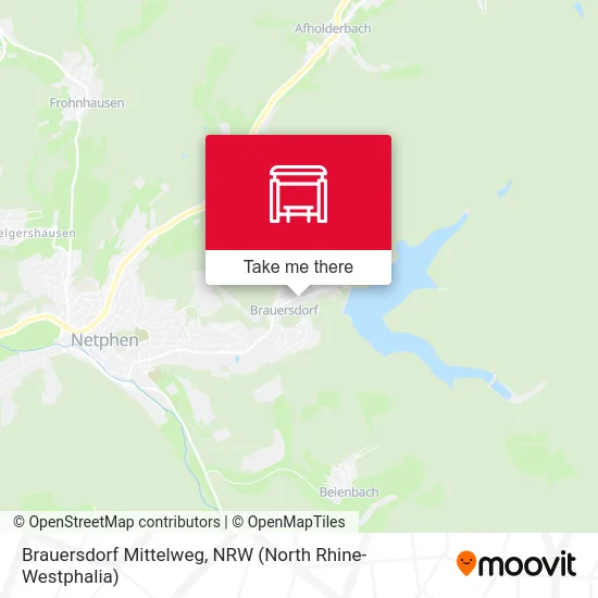 Brauersdorf Mittelweg map