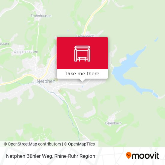 Карта Netphen Bühler Weg