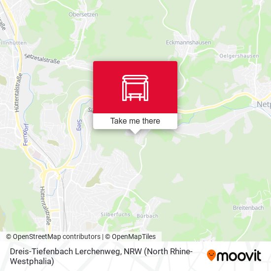 Dreis-Tiefenbach Lerchenweg map