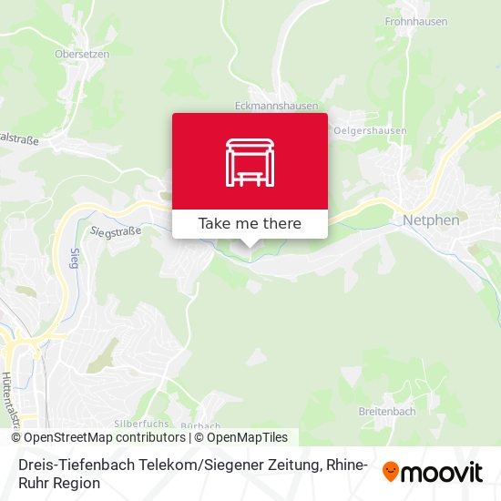 Dreis-Tiefenbach Telekom / Siegener Zeitung map