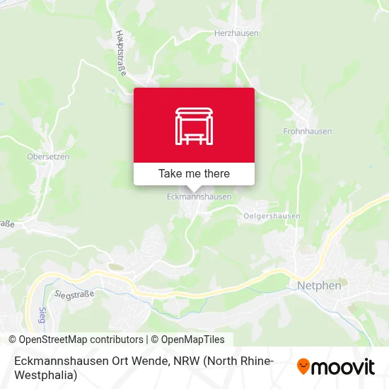 Eckmannshausen Ort Wende map