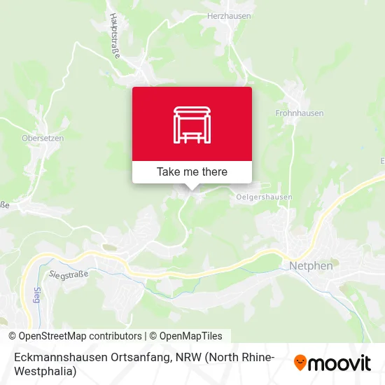 Eckmannshausen Ortsanfang map
