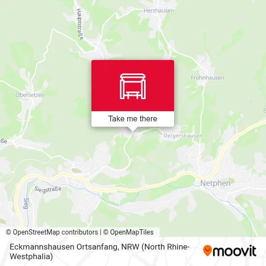 Eckmannshausen Ortsanfang map