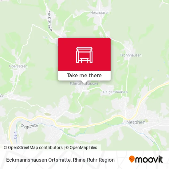 Карта Eckmannshausen Ortsmitte