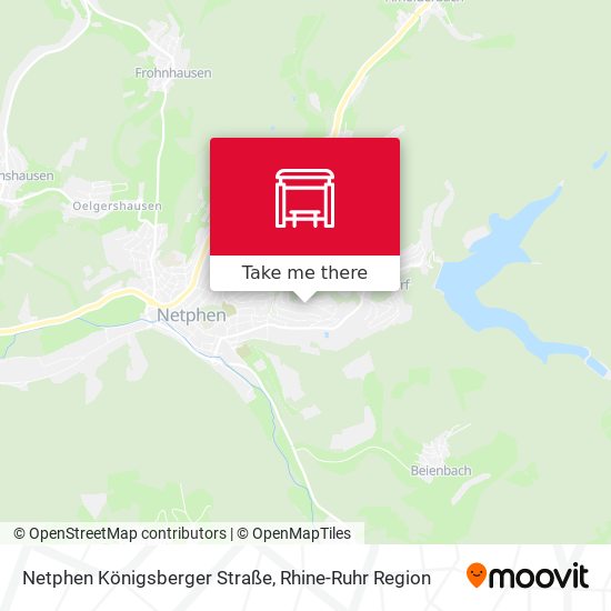 Netphen Königsberger Straße map