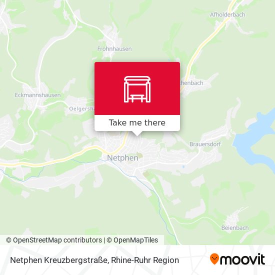 Карта Netphen Kreuzbergstraße